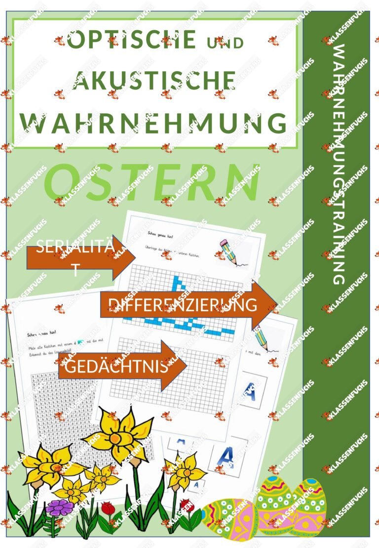 Ostern: Wahrnehmungstraining